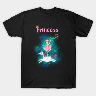 Unicorn and the princess T-Shirt